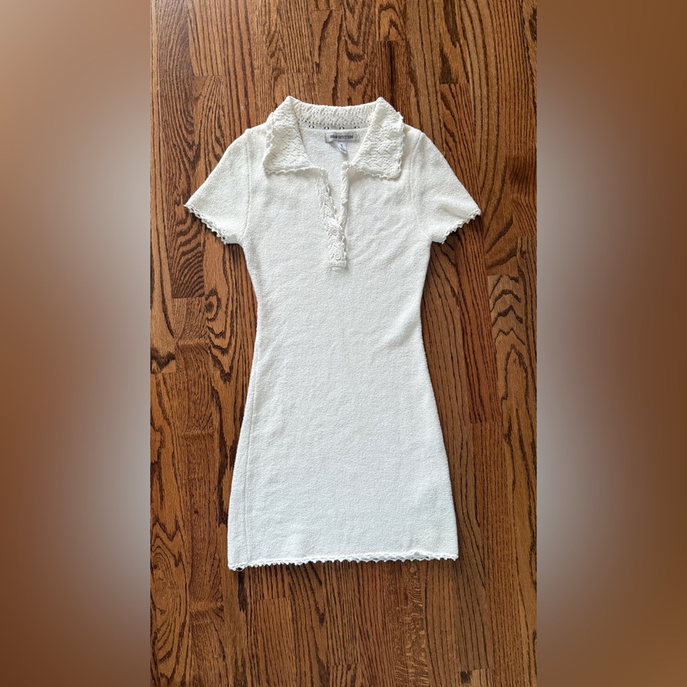 Urban Outfitters Cream Textured Knit Top